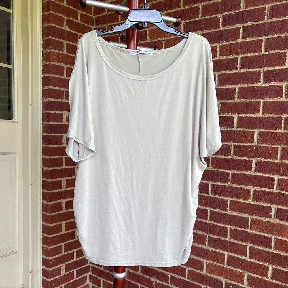 Twinth Polyester Short Sleeve Top Woman 3XL